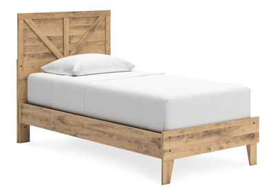 Image for Larstin Twin Crossbuck Panel Platform Bed