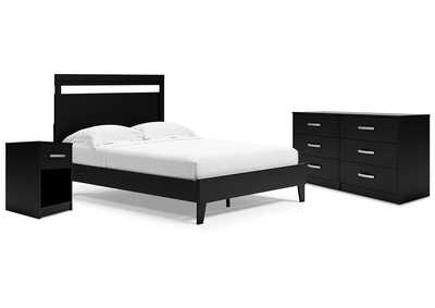 Image for Finch Queen Panel Platform Bed with Dresser and Nightstand