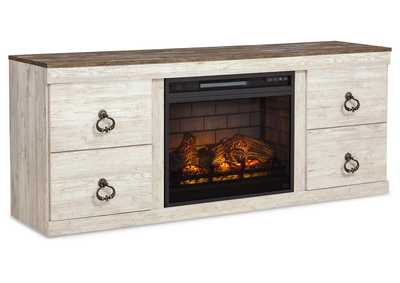 Image for Willowton 60" TV Stand with Electric Fireplace