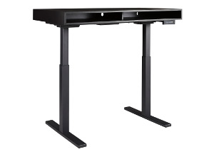 Image for Laney Black Adjustable Height Desk