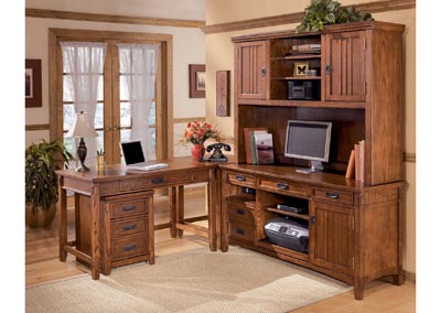 Image for Cross Island 5-Piece L-Shape Desk Unit