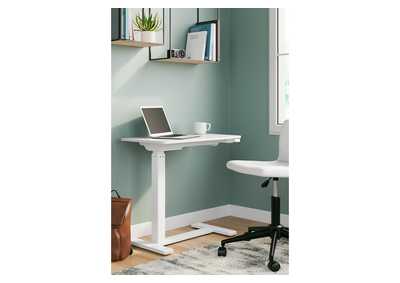 Lynxtyn Adjustable Height Home Office Side Desk,Signature Design By Ashley