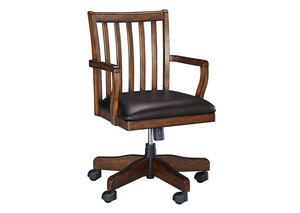 Image for Woodboro Brown Home Office Swivel Desk Chair