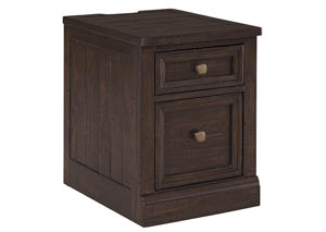 Image for Townser Grayish Brown File Cabinet