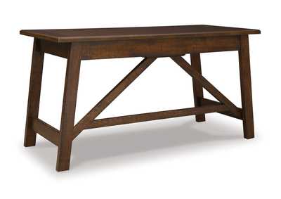 Image for Baldridge Rustic Brown Home Office Large Leg Desk