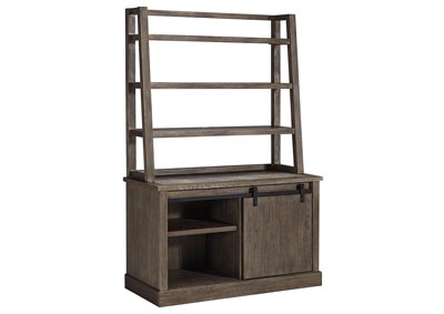 Image for Luxenford Grayish Brown Desk Hutch