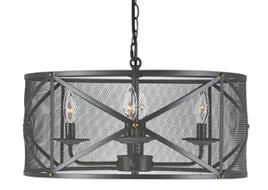 Image for Jovani Charcoal Metal Pendant Light