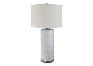 Image for Solena White Ceramic Table Lamp