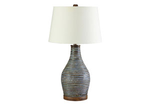Image for Jehan Antique Green Terracotta Table Lamp