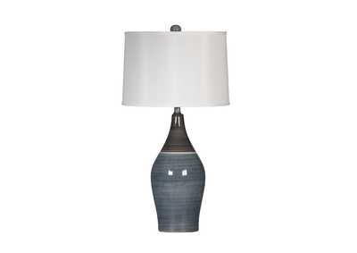 Image for Multi Gray Niobe Ceramic Table Lamp (Set of 2)
