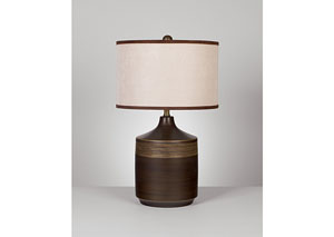 Image for Brown Karissa Ceramic Table Lamp (Set of 2)