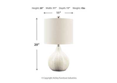 Rainermen Table Lamp,Signature Design By Ashley