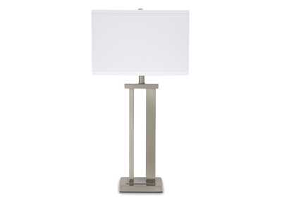 Image for Aniela Silver Finish Metal Table Lamp