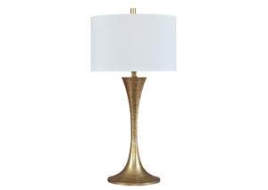 Image for Joakim Antique Brass Finish Metal Table Lamp
