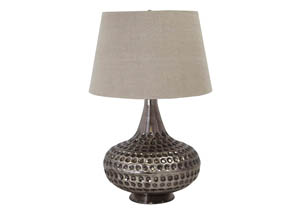 Image for Sarely Pewter Finish Metal Table Lamp