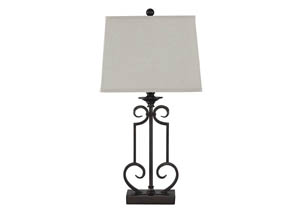 Image for Ainslie Bronze Metal Table Lamp