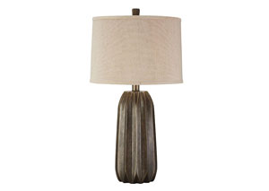 Image for Khalil Brown Poly Table Lamp