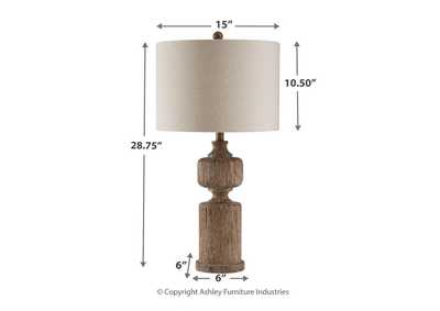Madelief Table Lamp,Signature Design By Ashley