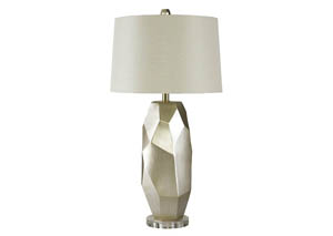 Image for Darda Silver Poly Table Lamp