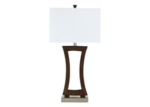 Image for Danon Brown Poly Table Lamp