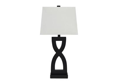 Image for Amasai Black Poly Table Lamp (Set of 2)