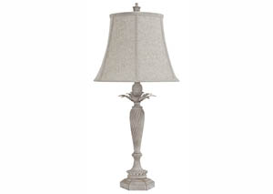 Image for Ethelsville Antique White Poly Table Lamp  (Set of 2)