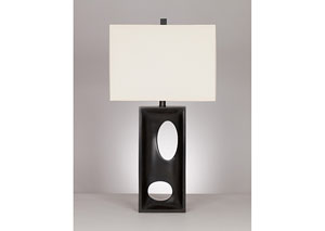 Image for Maxine Black Poly Table Lamp (Set of 2)