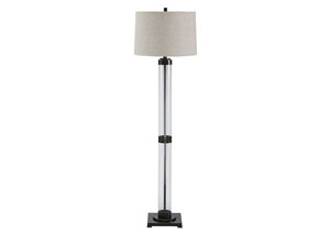 Image for Talar Clear/Bronze Finish Glass Floor Lamp