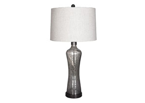 Image for Sharrona Gray Glass Table Lamp