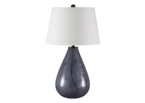 Image for Taber Blue Glass Table Lamp