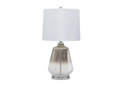 Image for Jaslyn Silver Finish Glass Table Lamp
