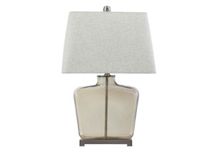 Image for Jaylen Clear/Brown Glass Table Lamp