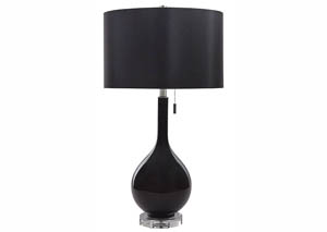 Image for Andres Black Glass Table Lamp (Set of 2)