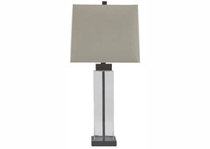 Image for Alvaro Clear/Bronze Glass Table Lamp  (Set of 2)