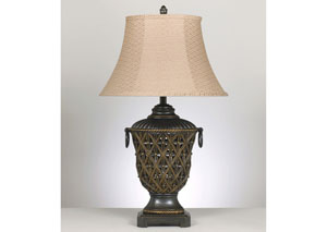 Image for Redella Bronze & Antique Gold Table Lamp (Set of 2)
