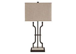 Image for Malik Brown Metal Table Lamp