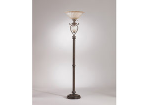 Image for Dark Brown Gavivi Metal Floor Lamp
