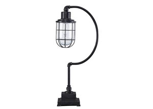 Image for Jae Antique Black Metal Desk Lamp