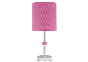 Image for Sommerville Pink/Silver Finish Metal Table Lamp