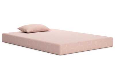 iKidz Coral Twin Mattress and Pillow