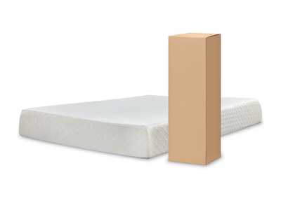 10 Inch Chime Memory Foam King Mattress in a Box,Sierra Sleep by Ashley