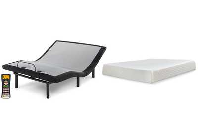 Image for 10 Inch Chime Memory Foam Mattress with Adjustable Base
