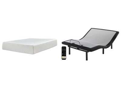 Image for Chime 12 Inch Memory Foam Mattress with Adjustable Base