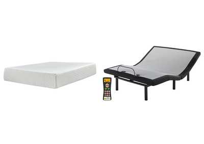 Image for Chime 12 Inch Memory Foam Mattress with Adjustable Base