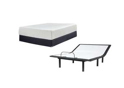 Image for Chime 12 Inch Memory Foam Mattress with Adjustable Base