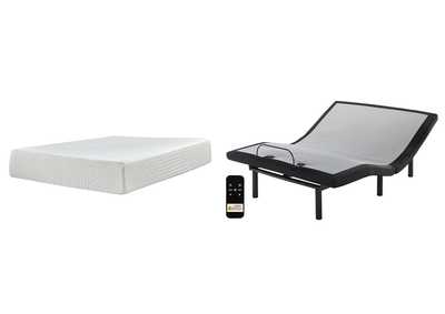 Image for Chime 12 Inch Memory Foam Mattress with Adjustable Base