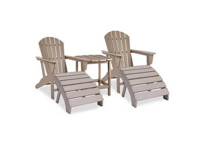 Image for Sundown Treasure 2 Outdoor Adirondack Chairs and Ottomans with Side Table