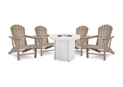 Image for Sundown Treasure Outdoor Fire Pit Table and 4 Chairs