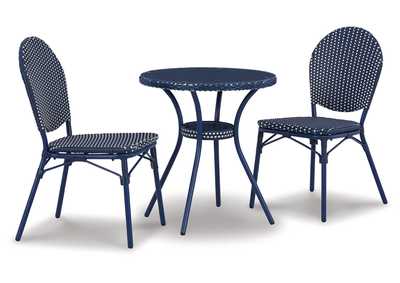 Image for Odyssey Blue Outdoor Table and Chairs (Set of 3)