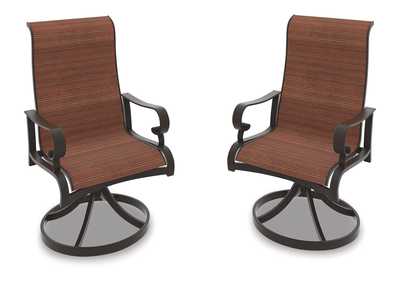 Image for Apple Town Sling Swivel Chair (Set of 2)